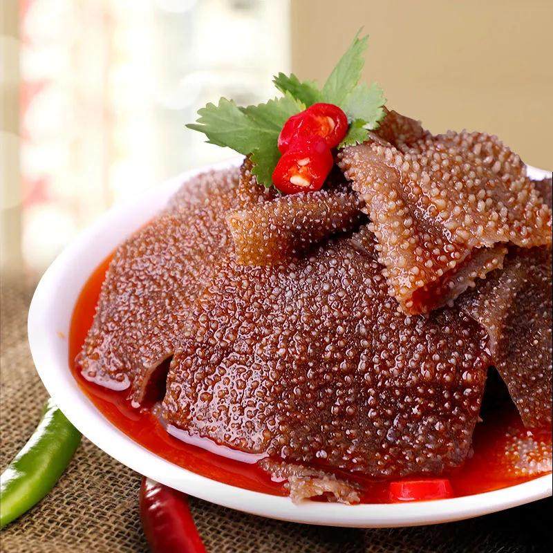 盐津铺子麻辣火锅素毛肚香辣魔芋爽小包装即食吃零食小吃休闲食品-mc