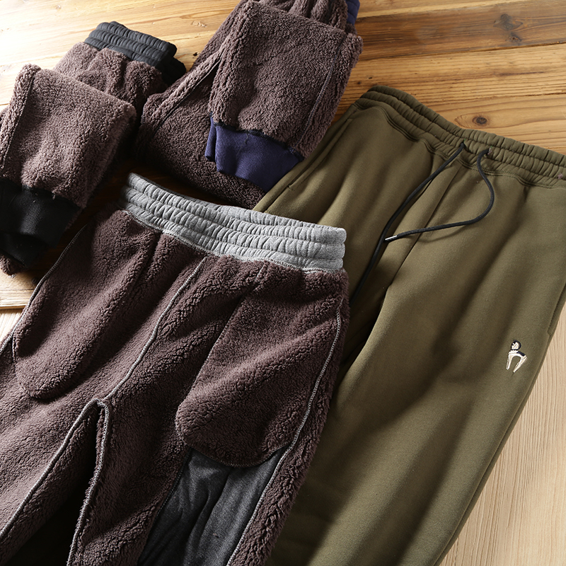 御寒神器 零下20度也不怕 一条顶三条加绒加厚男士卫裤长裤休闲裤