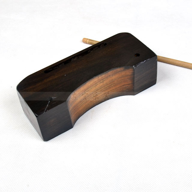 木鱼高音高级檀木乌木板短角梆子戏曲曲邦打击乐器梆子