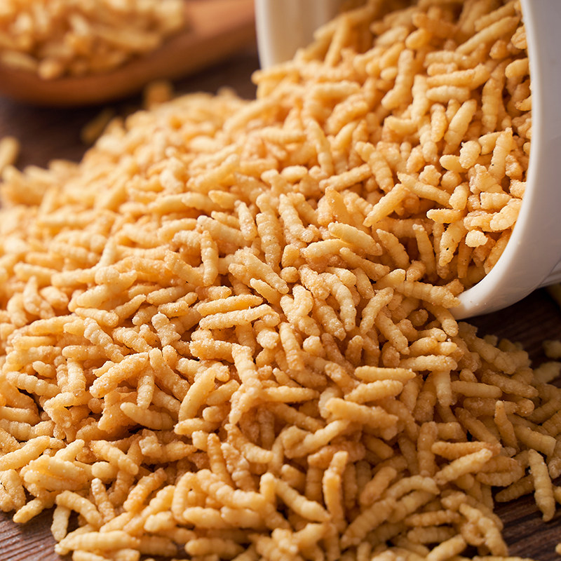 炒米手工炒制香脆泰国风味炒米1000g原味牛肉味下酒菜零食小吃