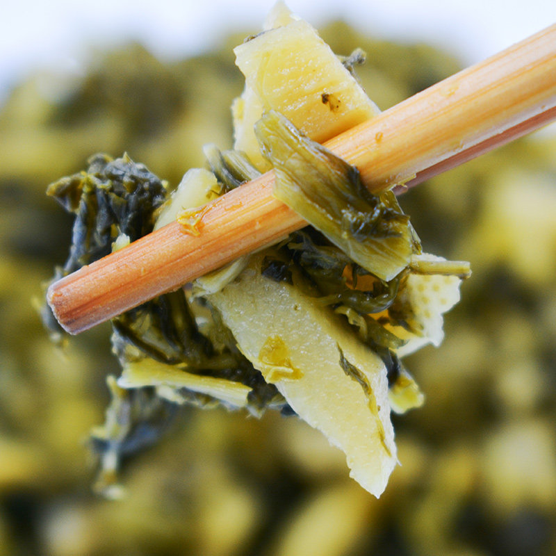 宁波美味咸菜鲜香笋丝雪菜王煮汤佐料下饭酸菜腌制