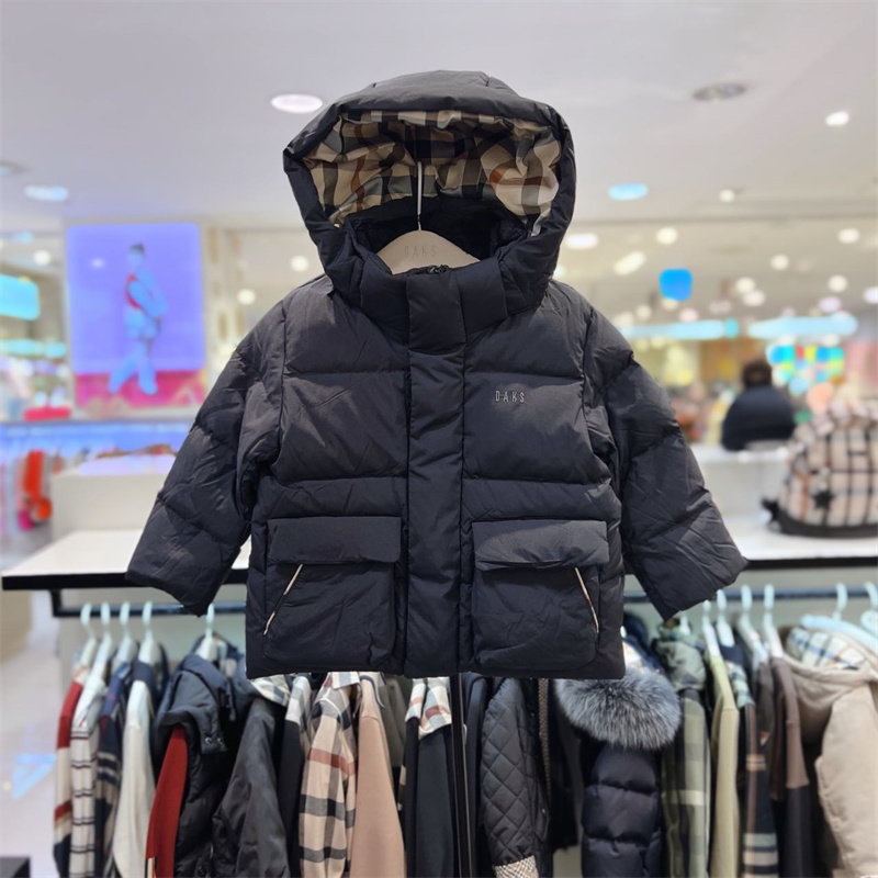 dakskids韩国童装专柜代购2022冬款儿童洋气羽绒服