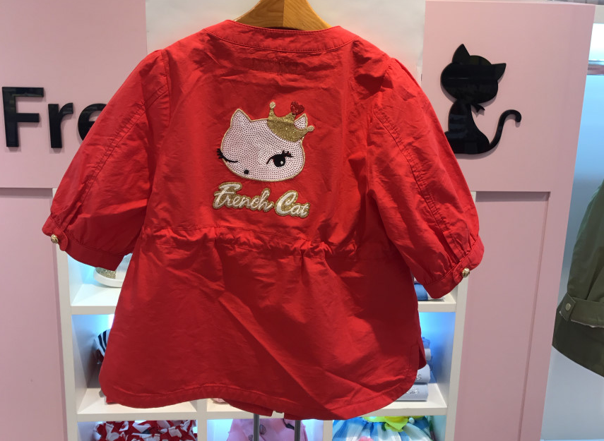french cat法国猫韩国专柜代购18夏女童外套dbj050_7折现价765.00元