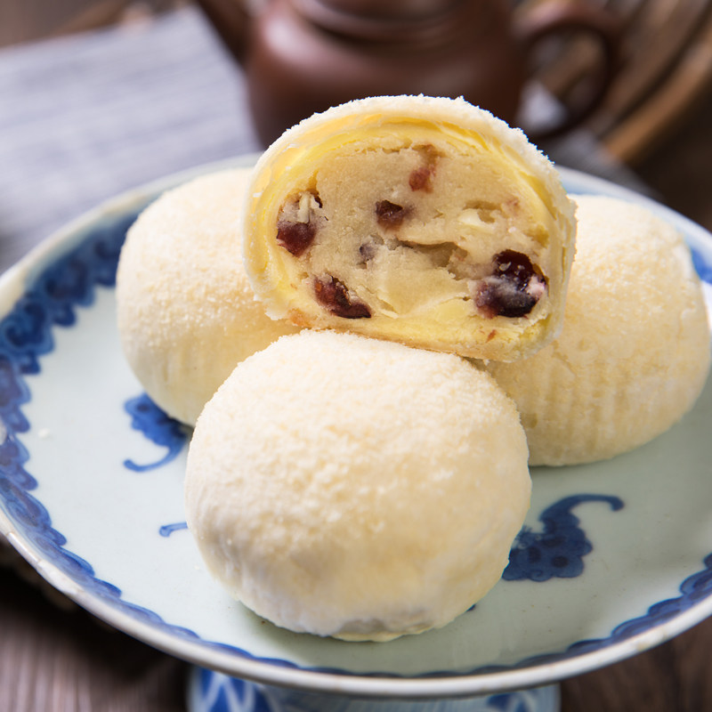 南宋胡记杭州特产白娘子饼蔓越莓雪花礼盒传统传统中式糕点