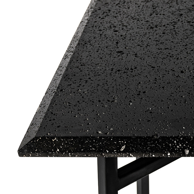 不造现代简约黑洞石互边餐桌家用小户户型客厅边桌桌子
