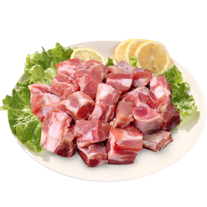 金蝉黑猪肉土猪肉t7级猪软骨4斤 猪脆骨农家散养新鲜烧烤食材 爱购