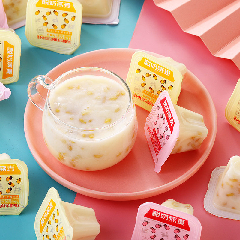 果冻酸奶燕麦整箱网红魔芋布丁多口口味果肉果冻