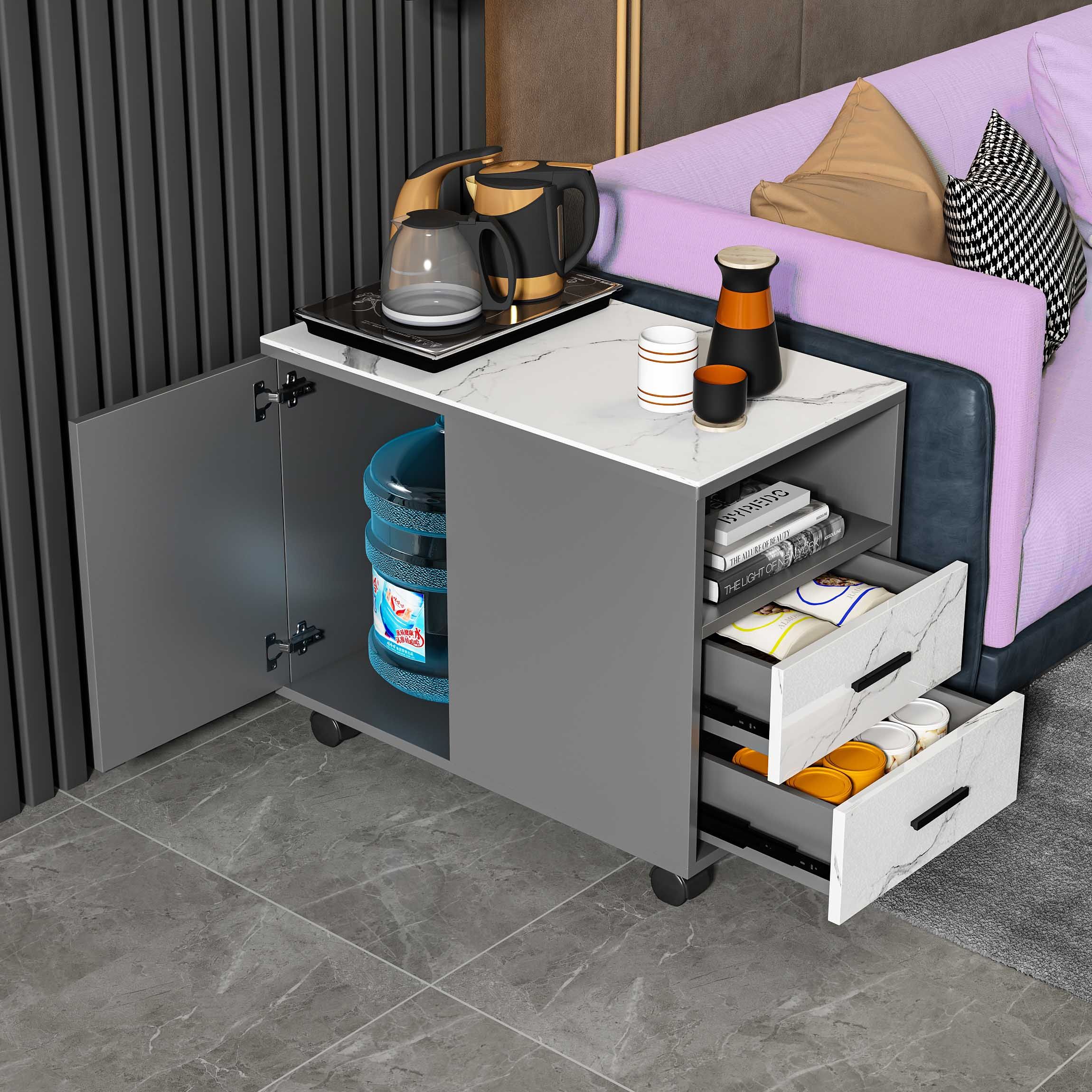 沙发岩板角桌子小桌柜边柜收纳几储侧边轻奢茶几角几