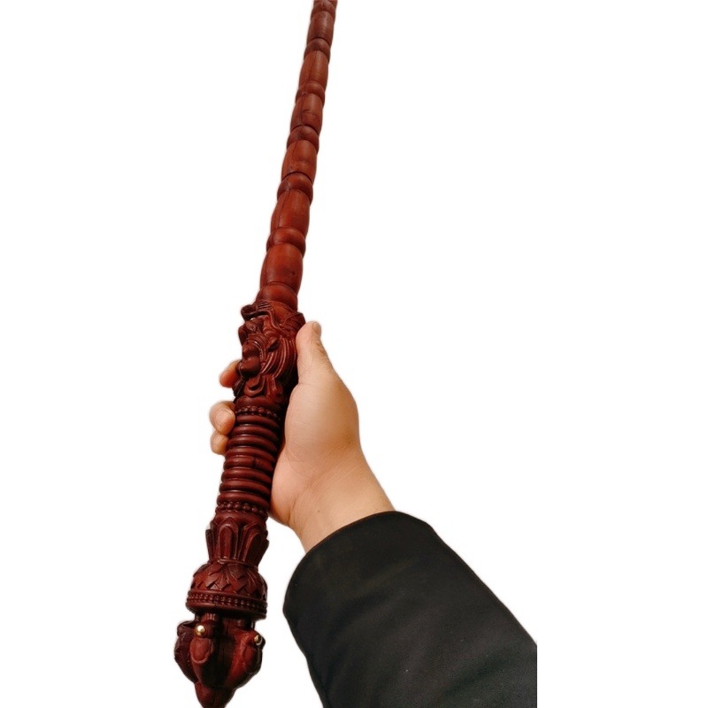 用品道教枣木打神龙头款打神鞭姜太公手持道家镇道教工艺品