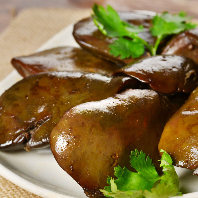 【哈哈镜食品旗舰店_锁鲜】麻辣卤鸭肝168g 鸭肉零食特色风味小吃