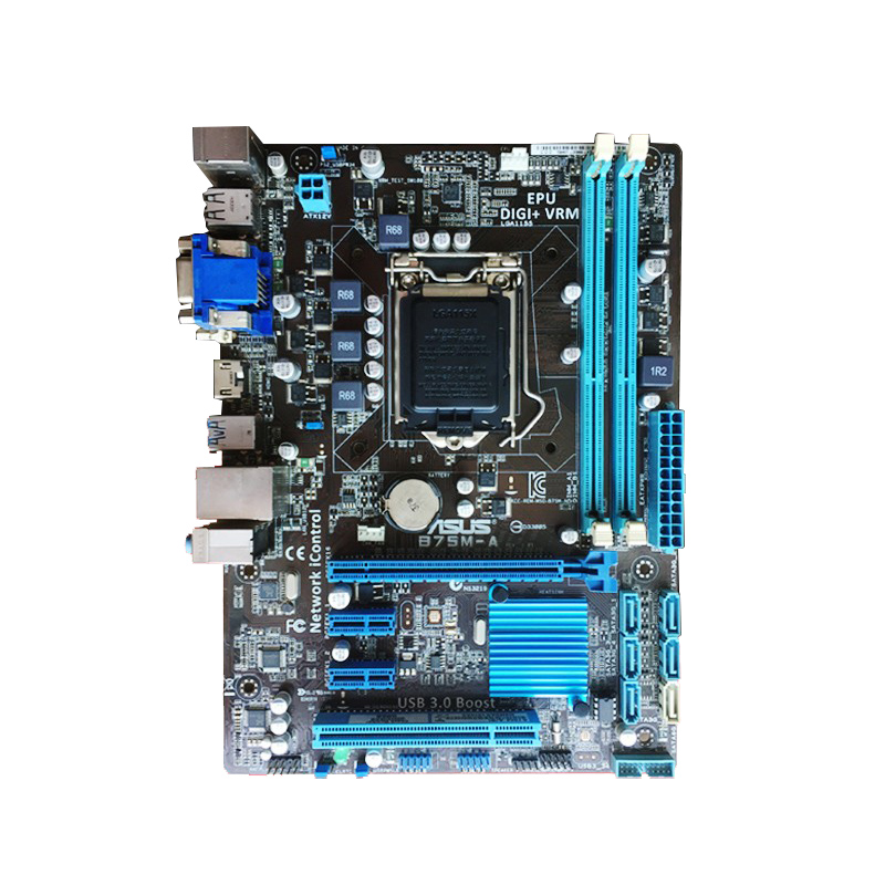 一年质保asus华硕b75malga1155针华硕b75主板超h61h77z77