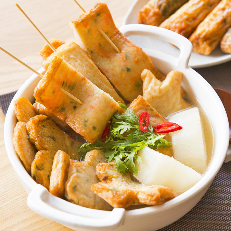 釜山鱼饼甜不正宗韩国火锅鱼糕串关东煮食韩式鱼糕