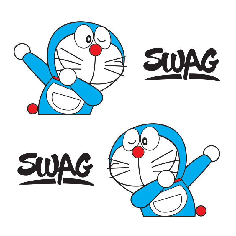 机器猫汽车贴纸哆啦a梦车身车门划痕叮当猫可爱车贴卡通车贴纸