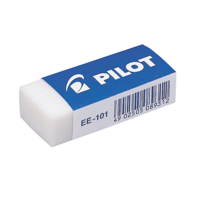 百乐|ee-101橡皮干净屑少学生儿童橡皮擦绘图素描美术铅笔用泡沫橡皮