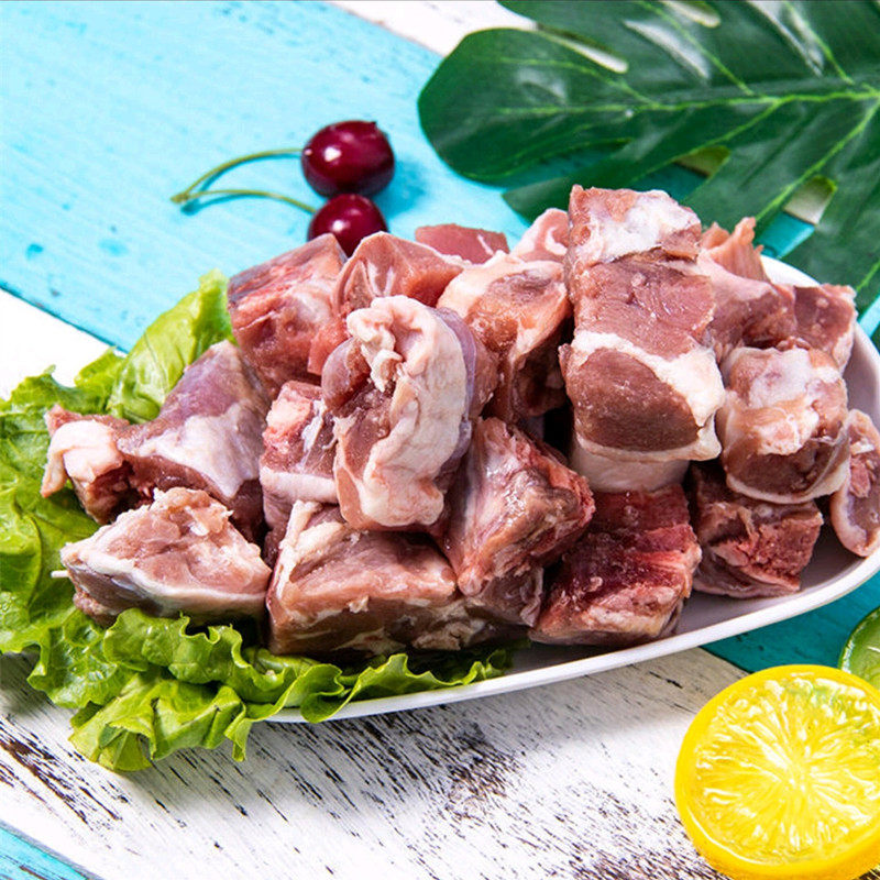 鸭肉鲜冻商用鸭块啤酒快餐食堂鸭生半片冷冻鸭肉
