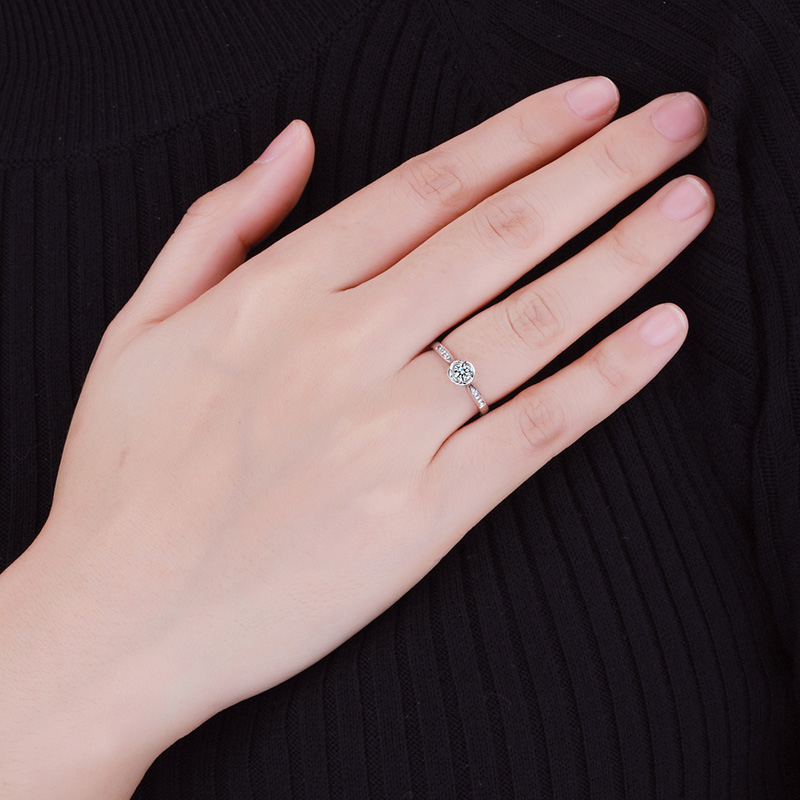 桂福珠宝天作之合林心如钻戒18k金婚求婚订婚结婚手饰