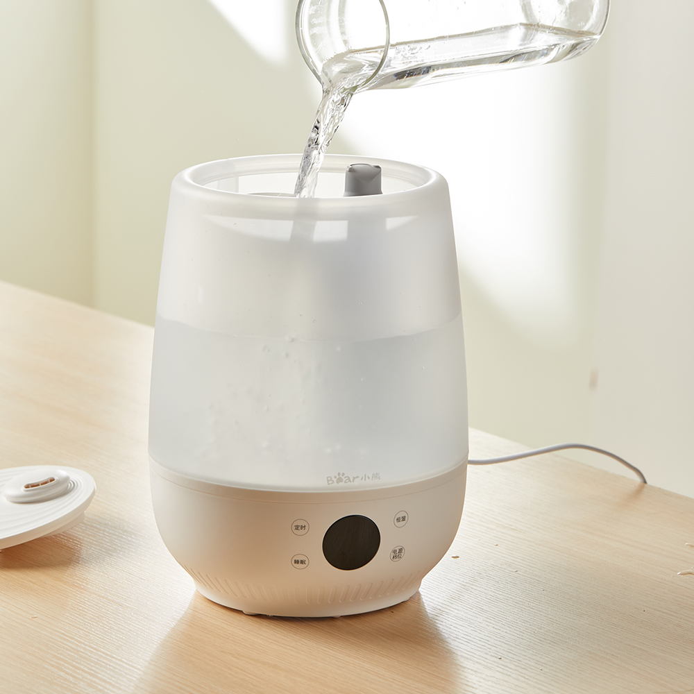 小熊加湿器家用静音卧室室内孕妇婴儿智能恒湿加湿器
