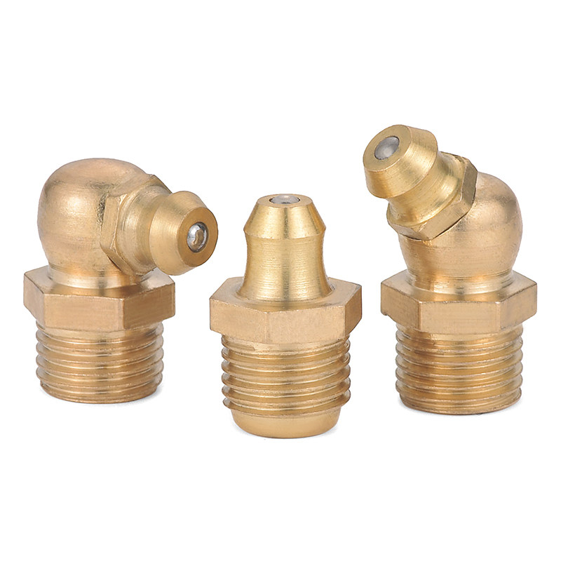 油嘴黄油嘴头挖机货车铲车套装弯头90度m6m8m10m12m14m16润滑设备及