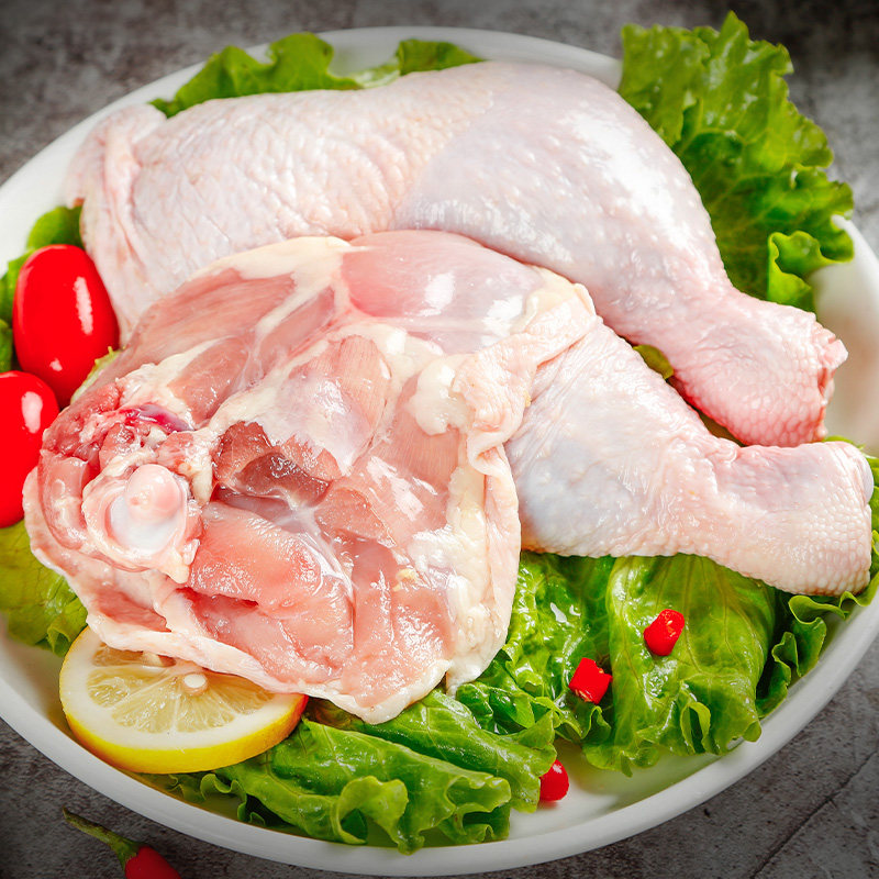 鸡腿4斤新鲜冷冻冻鸡边腿生鲜肉生大腿酒店生鸡腿