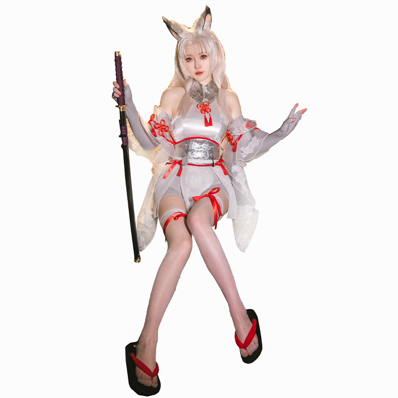 二月境永劫无间cos服土御门胡桃御宅罗梦花枝白丝cosplay服装女