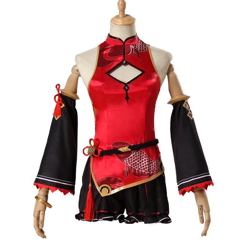 二月境cos哔哩哔哩2233娘b站新年旗袍cosplay服装全套2233娘c服女