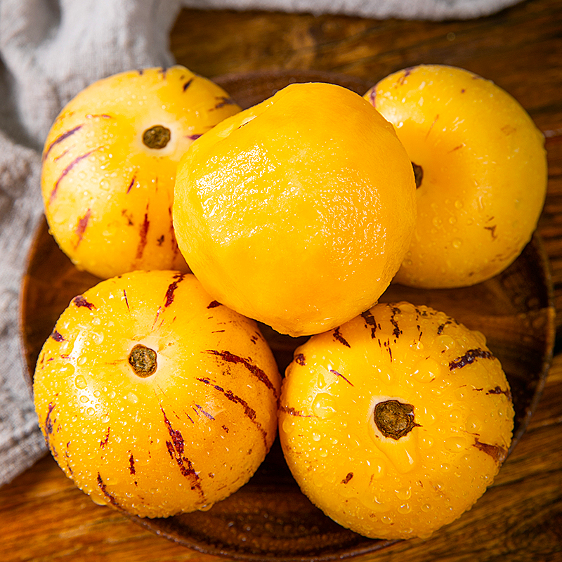 人参果新鲜云南石林新鲜人人生5斤大果圆果果黄肉人参果