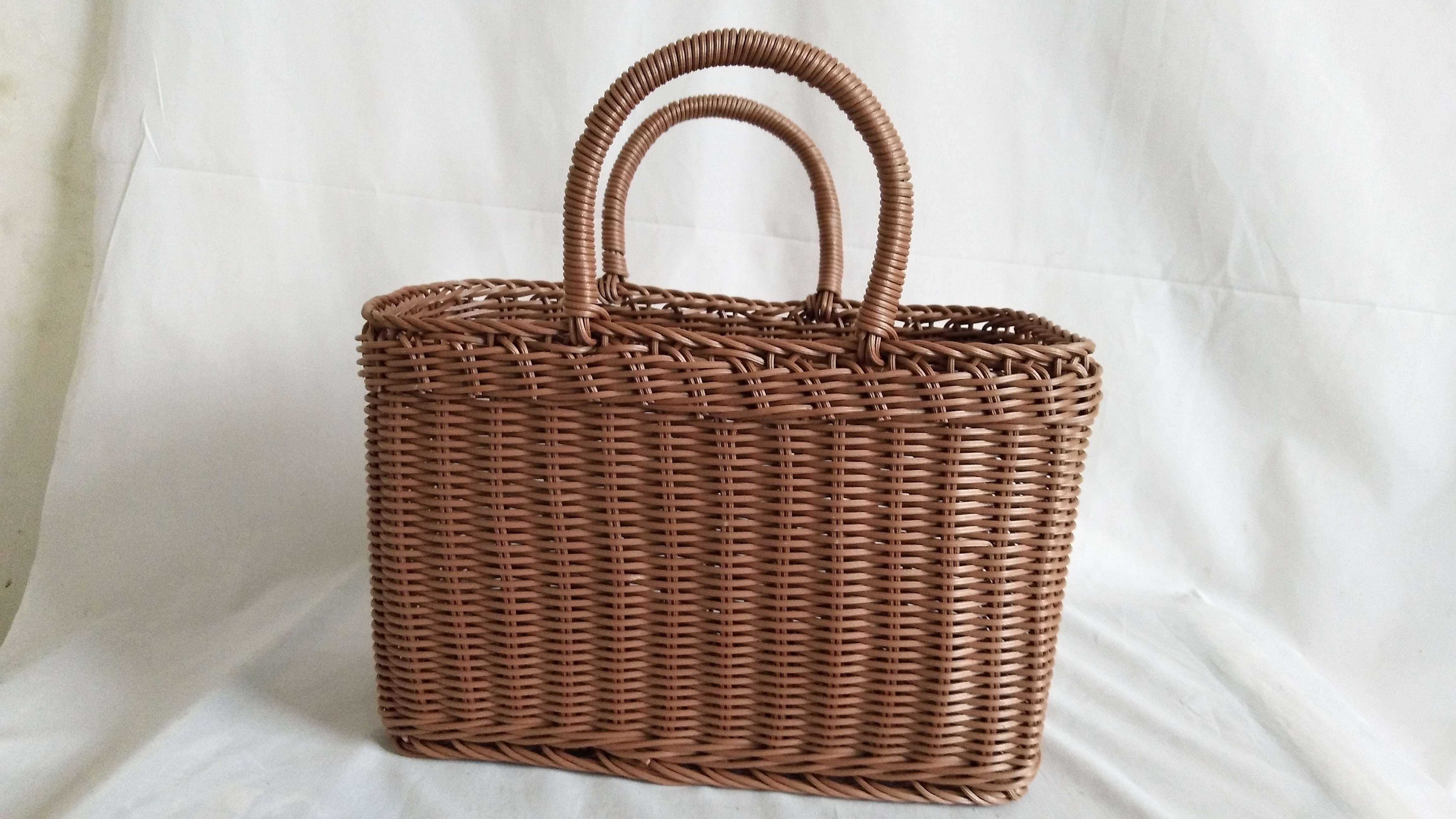 收纳编织菜篮子水果购物篮手提提篮宠物夕照浴篮购物篮