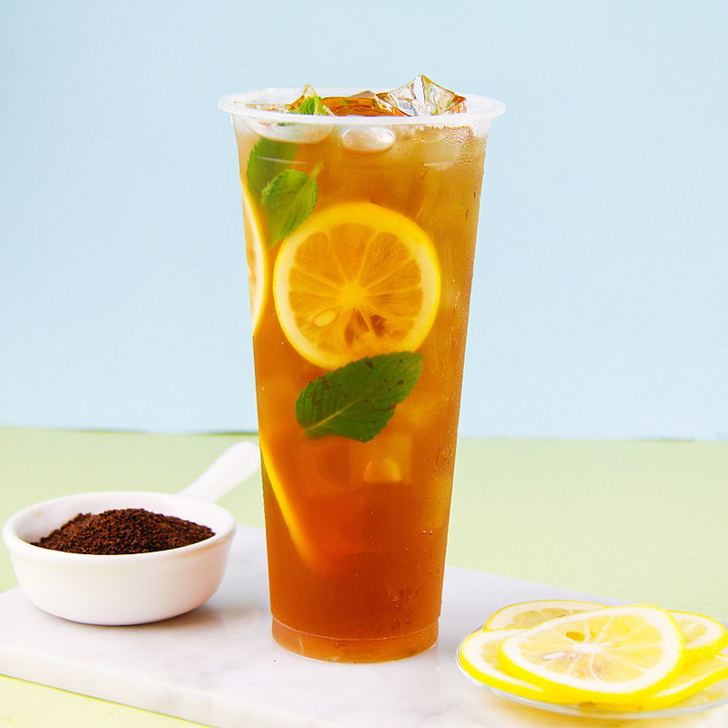 清茶湾柠檬味红茶1kg柠檬红茶粉大闽奶茶原料冷饮甜品茶饮店用