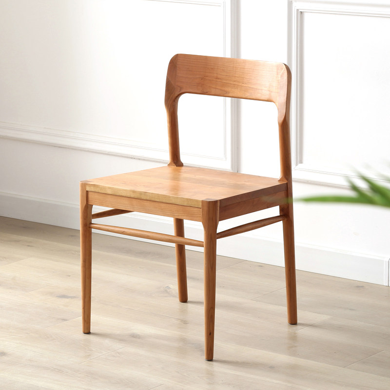 餐椅实木合集北欧家用胡桃椅子简约现代网红餐椅