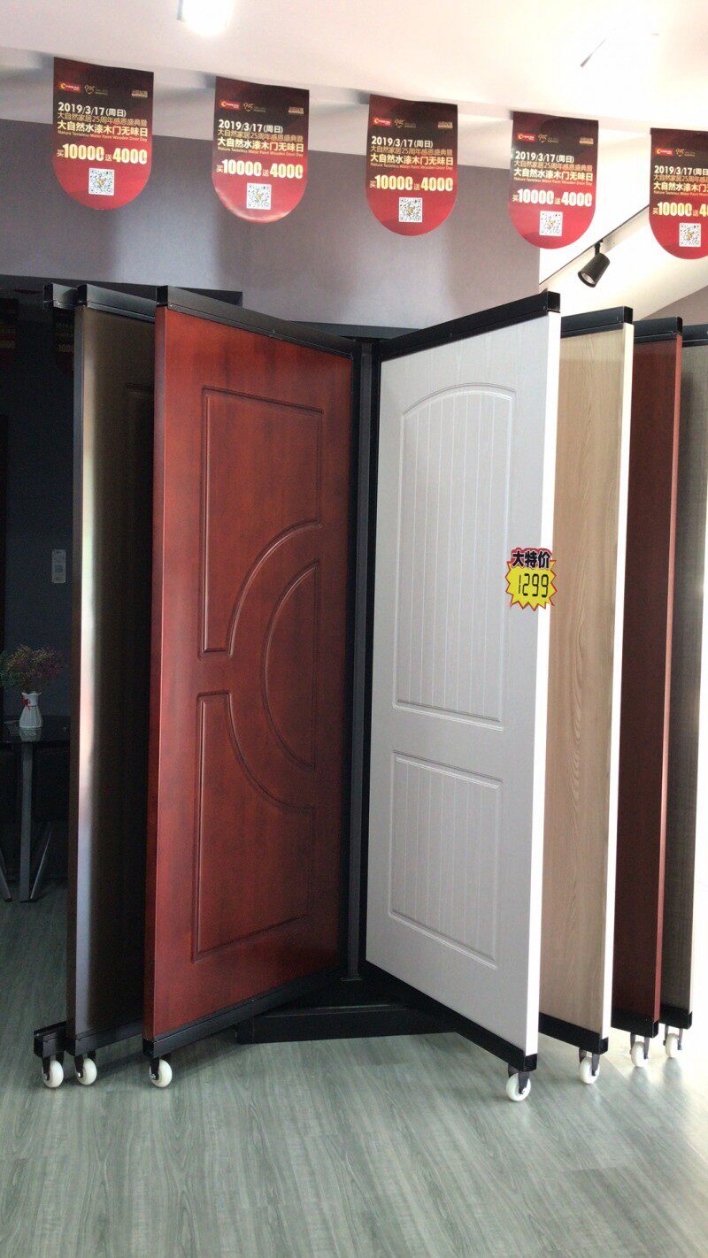 木门展示架 套装门窗板材落地扇立式推拉架 房门室内门样品门展架