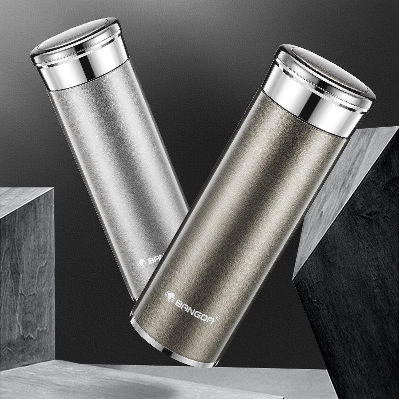 邦达不锈钢高档保温杯男女女士便携车载大容量水杯保温杯