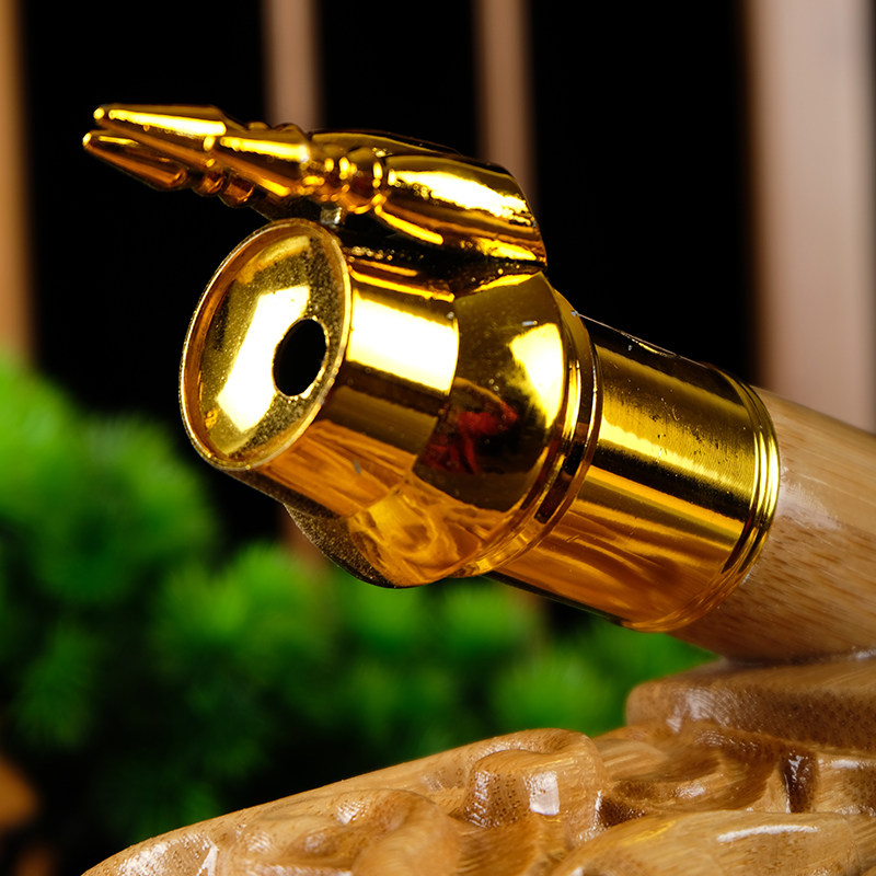 高档天然竹子水烟筒金竹破竹云南特产过滤水烟筒烟丝烟桶烟具大号