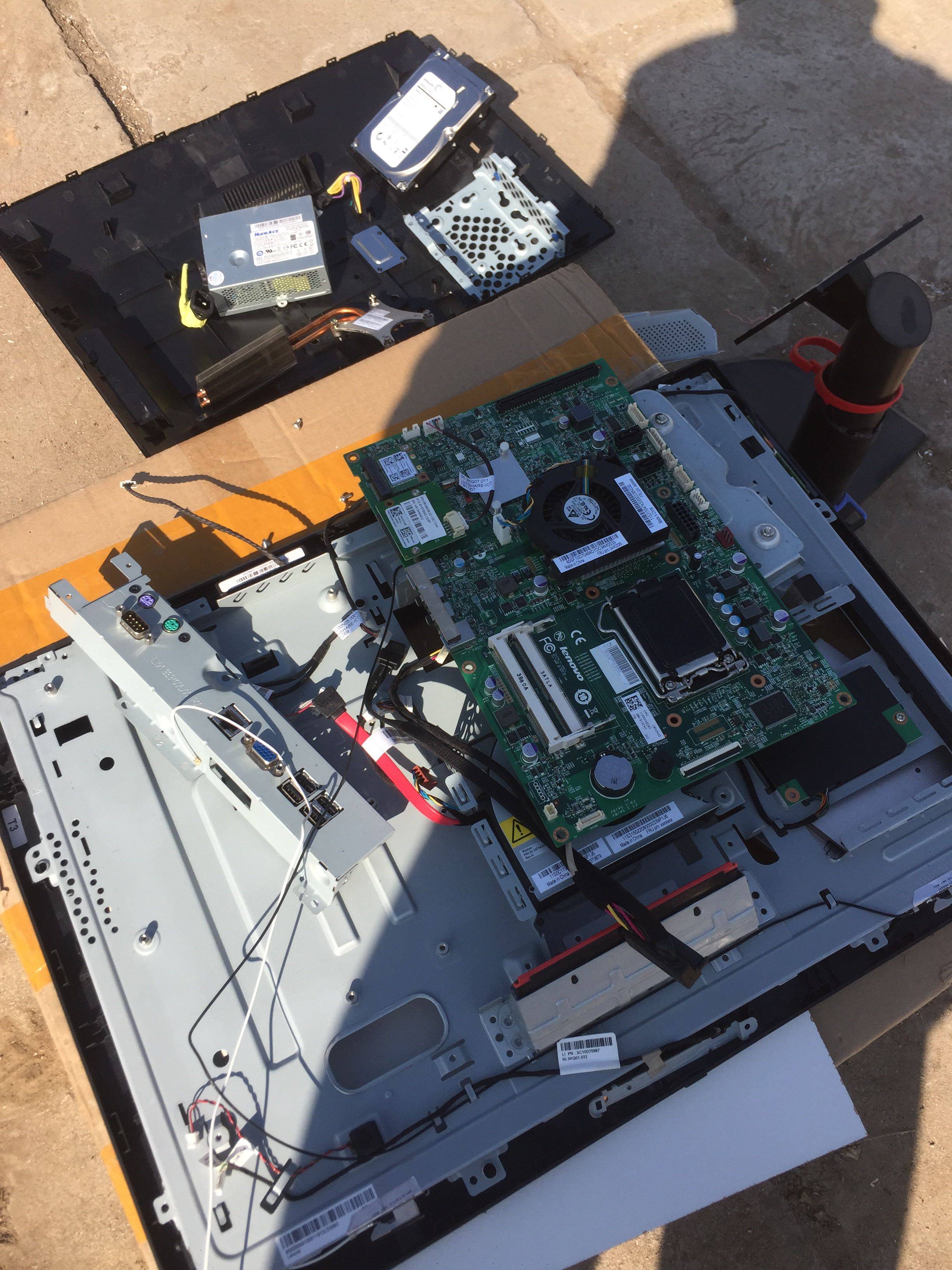 联想thinkcentrem8200z215一体机主板电源高压板压板支架显示器配件