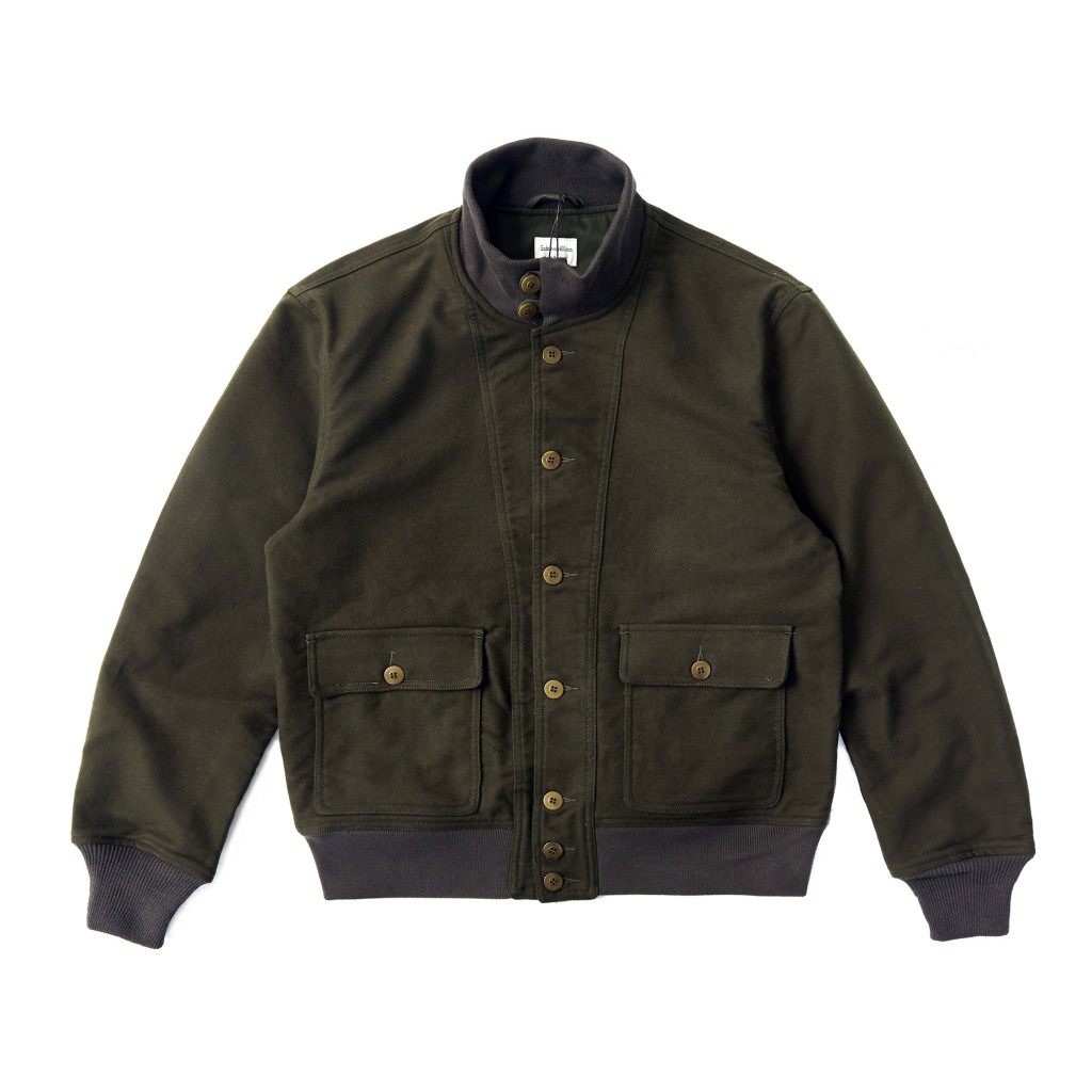 ace浮生出品moleskin重磅a1复古飞行夹克经典夹克