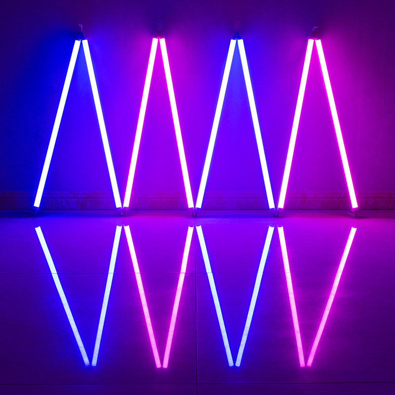 抖音直播间氛围舞台背景灯网红拍照补光七彩七彩蓝led灯管