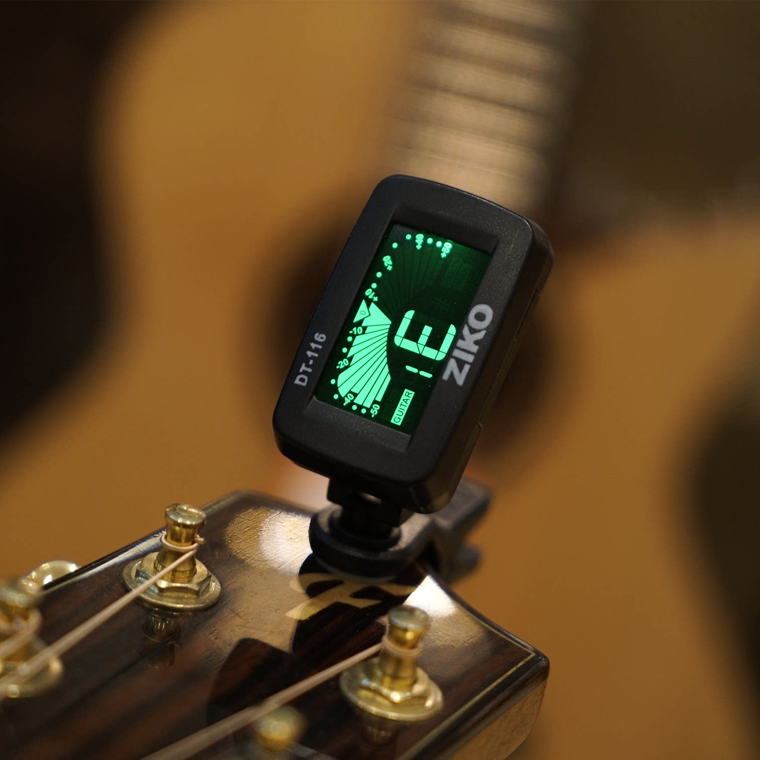 正品授权ziko立欧dt116dt118吉他贝斯尤克里里调音器