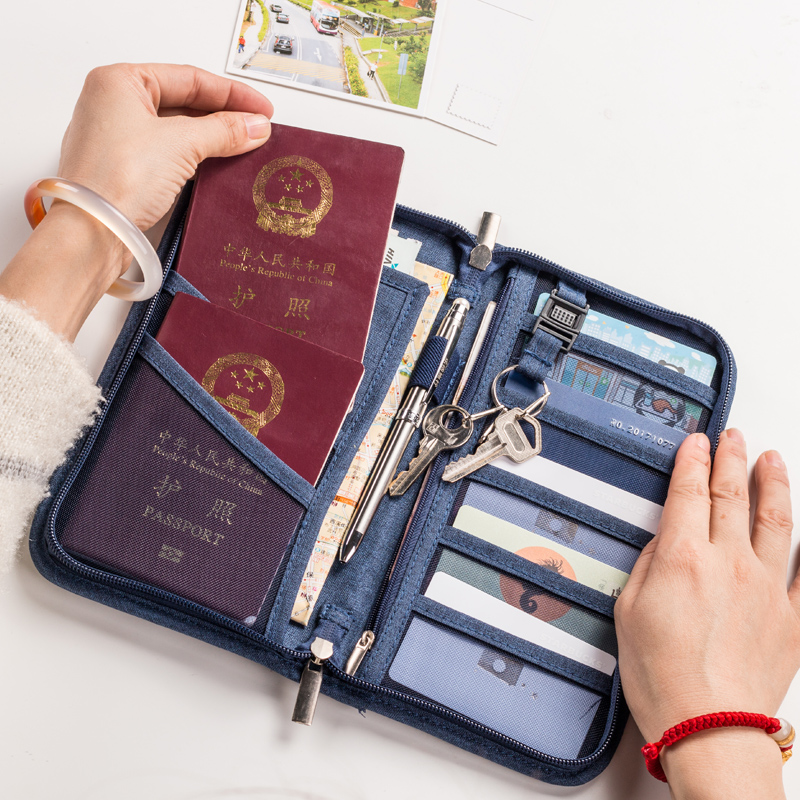 多本护照包机票夹证件收纳卡包保护套旅行多功能证件袋存折本收纳