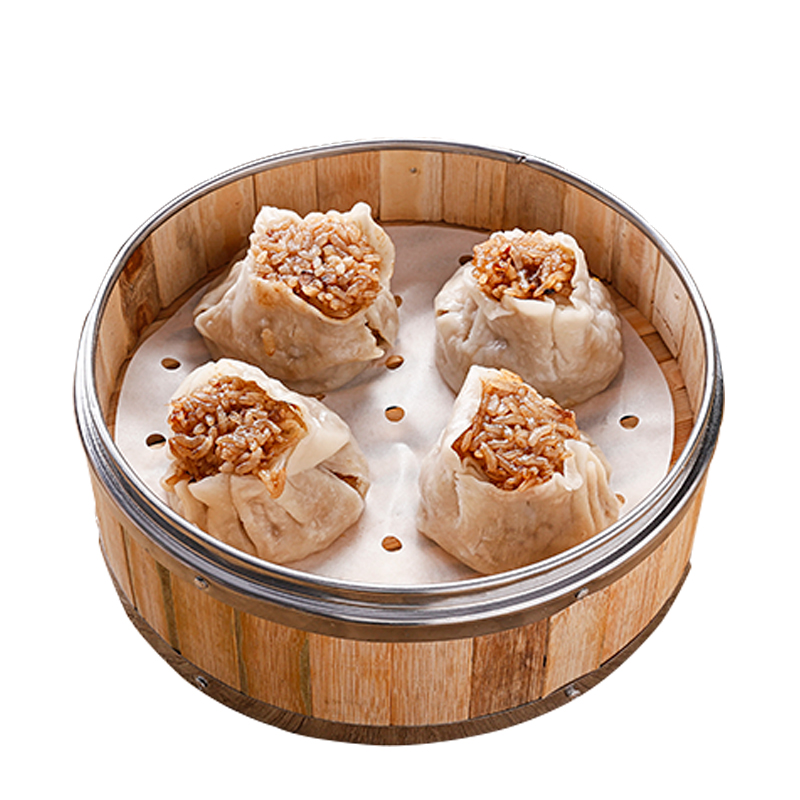 广式肉丁烧卖大个糯米烧麦茶楼点心港式茶点早餐速冻大只鲜肉干蒸