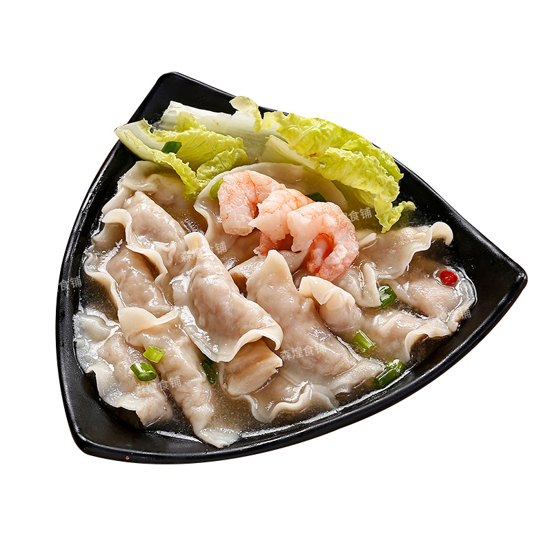 顺德非遗鱼皮角凤城特色小吃佛山特产火锅麻辣烫鱼丸