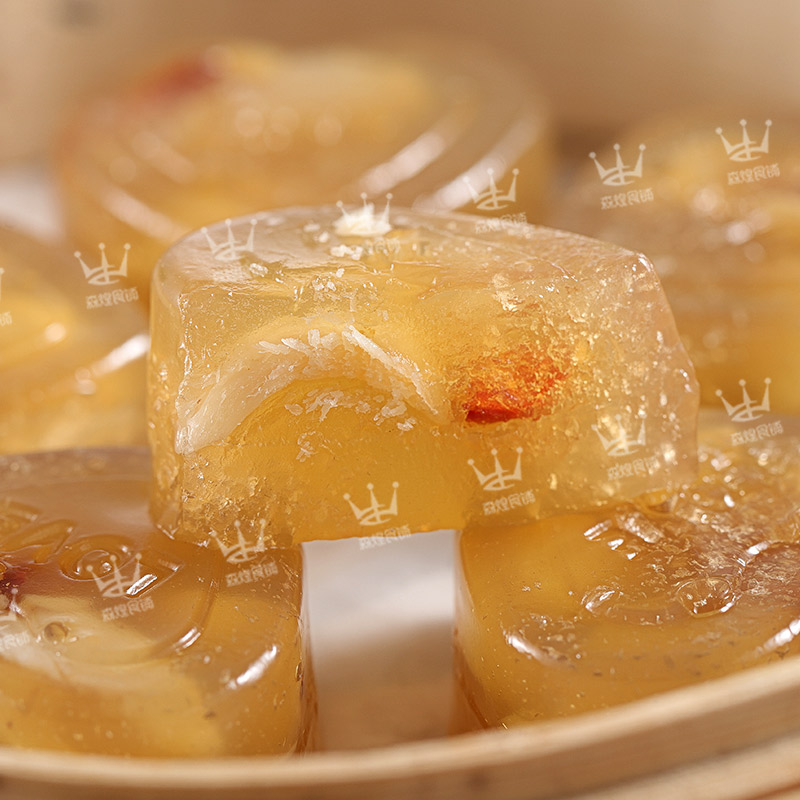 莲子百合糕手工特产小吃喜宴糕点冷冻点心酒店广式早茶400g12个