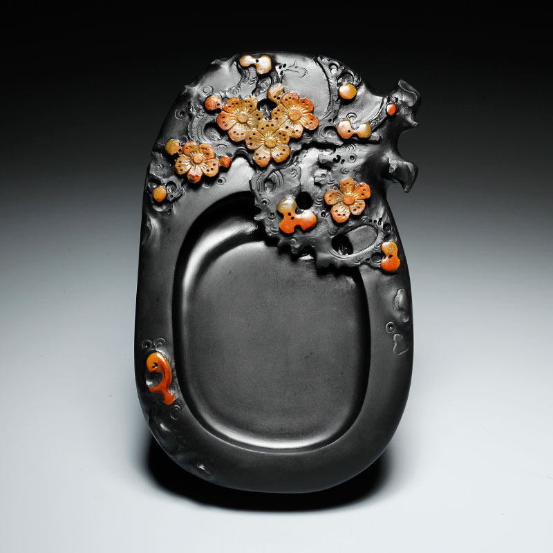 砚台精品砚墨澄泥礼品送礼端砚孤品摆件研台文房四宝