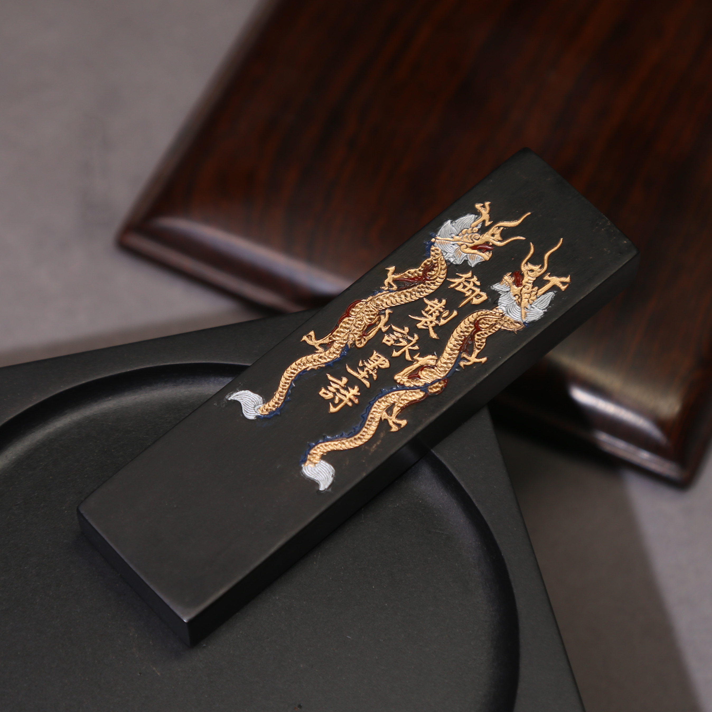 老字号15两墨礼小楷书画墨块文房四宝墨锭油烟古法文房四宝