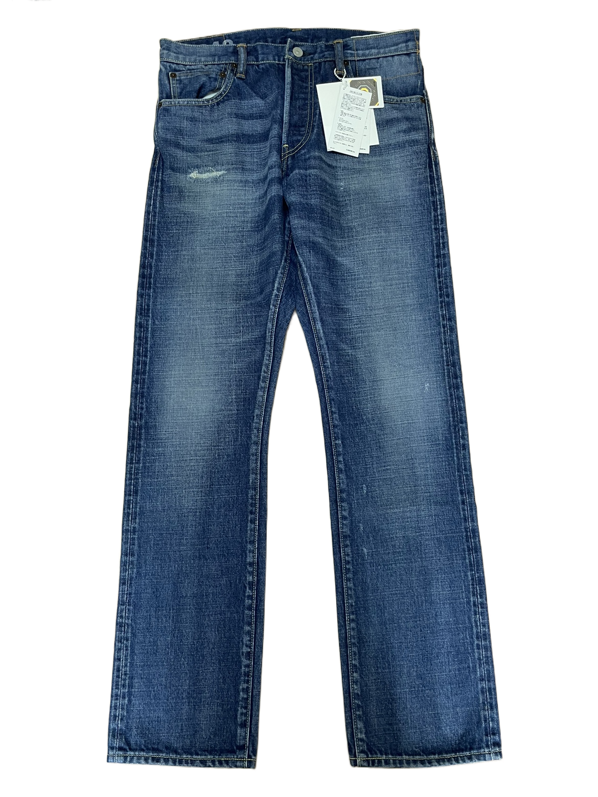 现货visvimsocialsculpturedamaged1211d12水洗破坏牛仔裤牛仔裤