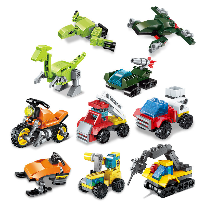 启蒙积木乐高玩具儿童益智力拼装小盒装组装颗粒拼图男孩塑料拼插