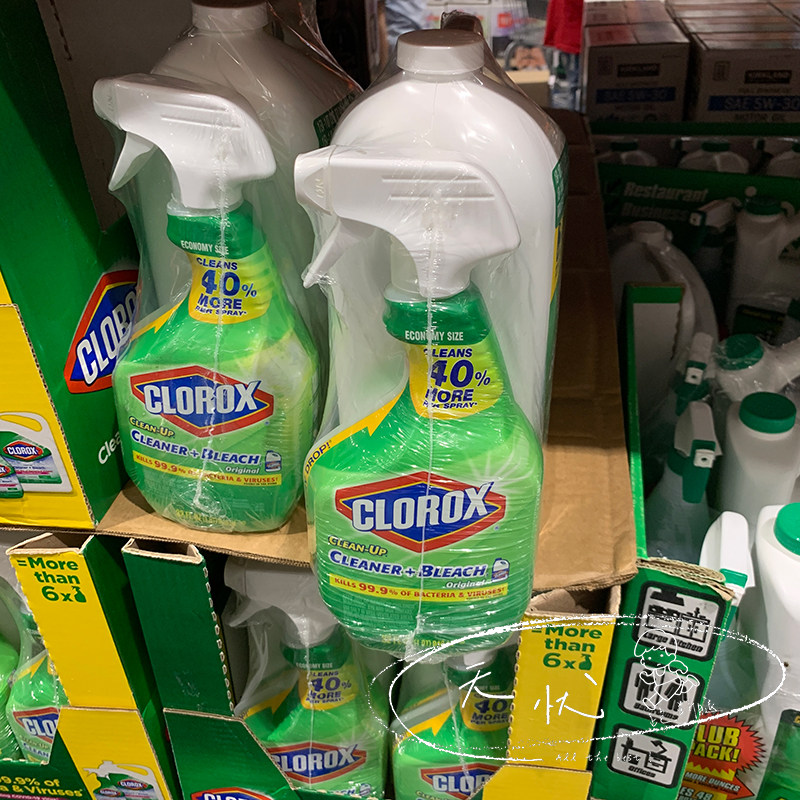 costco代购开市客美美国进口clorox高乐氏清洁漂白剂漂白剂