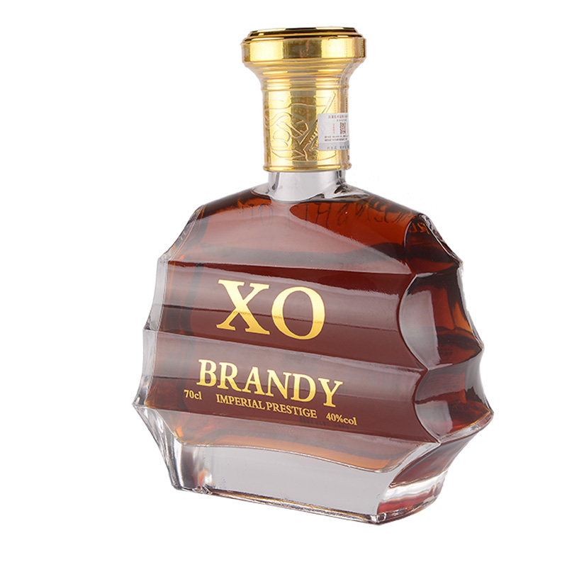 法国原酒40度洋酒白兰地xo酒婚宴送礼brandy酒700ml礼盒装送酒杯
