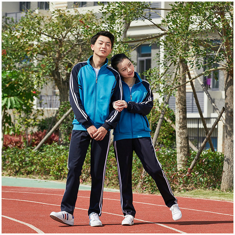 职高学生校服套装定制男女女生班服两件套采购工作服