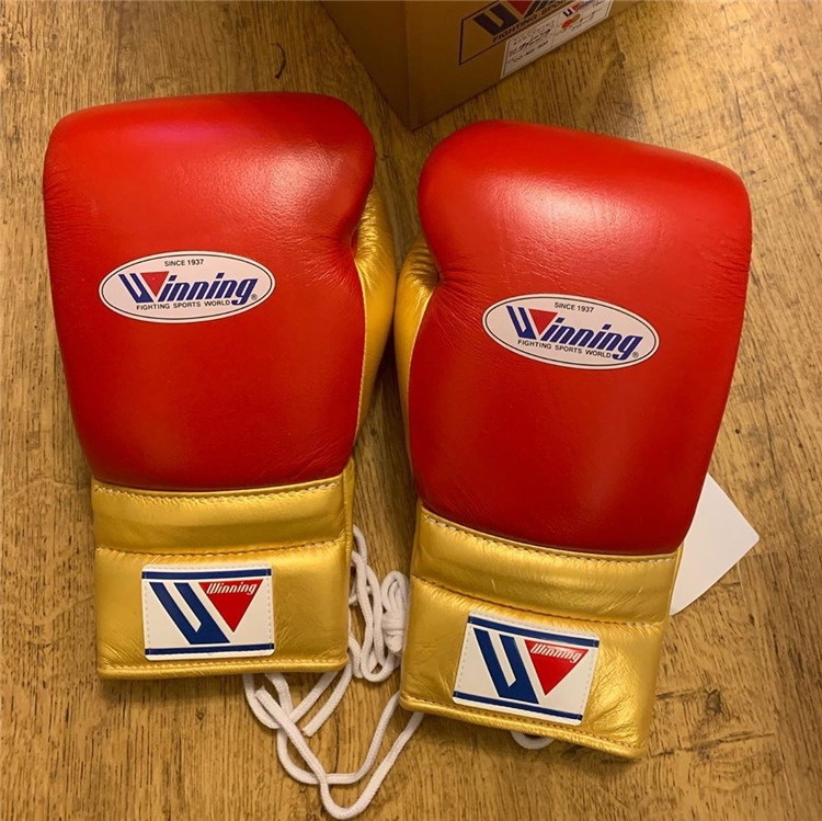 winningboxing职业专业拳击格斗泰拳比赛训练练拳拳击手套