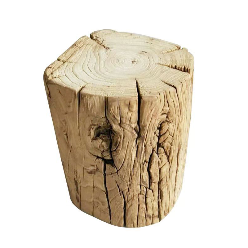 原木墩子树桩木桩树墩家用装饰摆件风化老榆根雕凳子