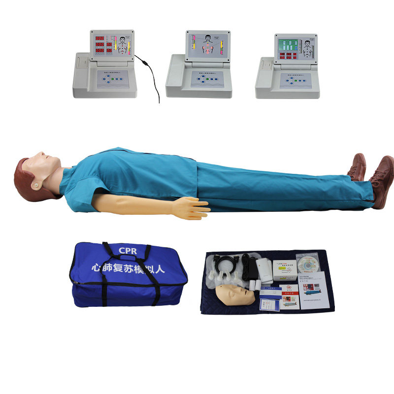 半身心肺复苏模拟人医用假人模型人工呼吸人体急救cpr教学用模具
